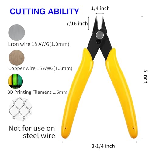 VASTOOLS Deburring Tool with 10 Different Blades with Side Cutters for DIY, Model Making, 3D Printer, Art, Plastic
