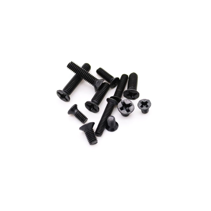 AXK 720pcs Countersunk Flat Head Phillips Small Mini Screw Set M1.4 M1.7 M2 M2.5 M3 Carbon Steel Computer Notebook Laptop Screws Kit