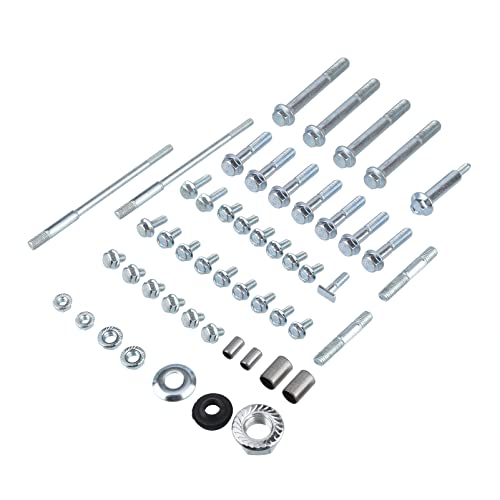 Cancanle Full Set of Nut Bolt Screw Locating Dowel for Honda GX390 GX270 GX240 GX420 Engine of Water Pump Generator Motor for GX270 GX240 GX390 GX420