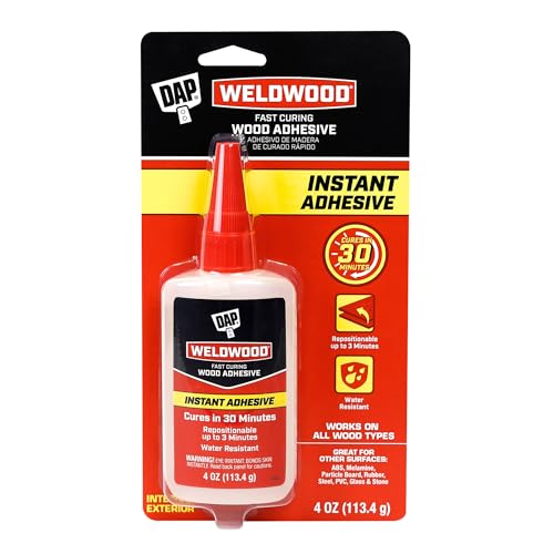 DAP 7079800131 RapidFuse Wood Adhesive, 4-oz. - Quantity 6