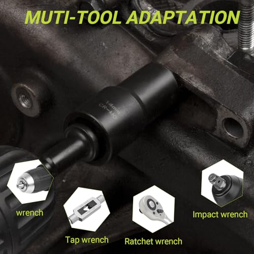 Lug Nut Extractor Twist Socket Set, 13PCS Wheel Lock Removal Kit