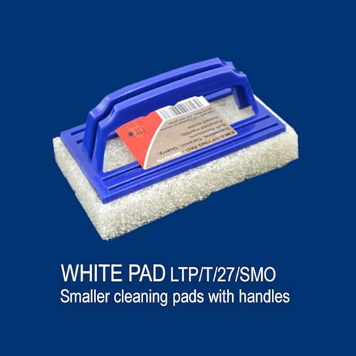 LTP Cleaning Pack3- Contains White pad with Handle, Black Pad with Handle and a Microfibre Buffing Cloth - LTP/CP/3 LTP Cleaning Pack 3