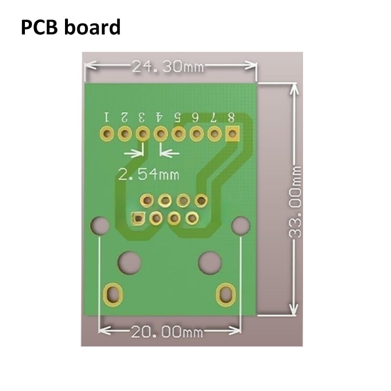 2PCS 2.54mm RJ45 Breakout Board, RJ45 Ethernet Single Female Connector, Network Port Adapter Terminal Block