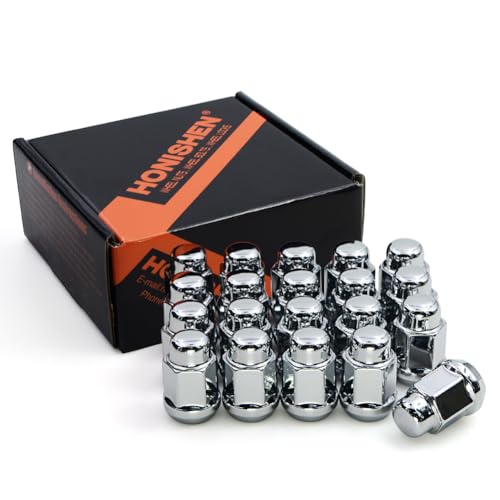 15735-04-20AM Chrome 1/2"-20 Bulge Acorn Lug Nut, 20 Pack