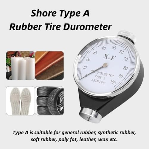 Rubber Tyres Durometer Shore Type A/O/D Hardness Tester Gauge 0-100 HA (A)
