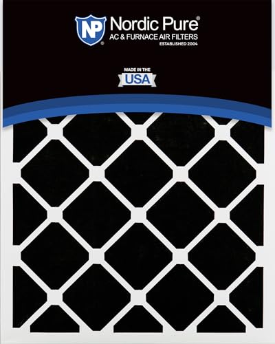 Nordic Pure 10x20x2 Pleated MERV 13 Plus Carbon Air Filters 3 Pack MERV 13 + Carbon