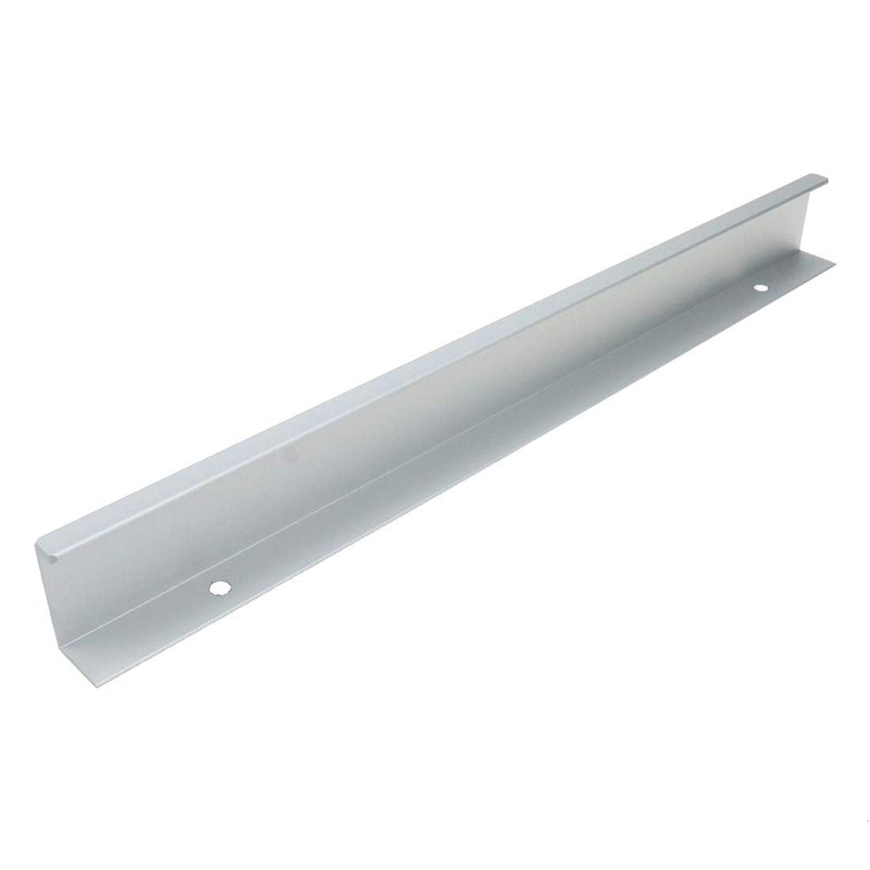 11.8 Inch Silver Finger Pulls 10Pcs, 8.82 Inch Hole Spacing, Aluminum Alloy Edge Pulls Furniture Handle, Back Mount Concealed Handles for Cabinets, Cupboard, Drawer, Dresser, Wardrobe 300mm/11.8" Straight Edge