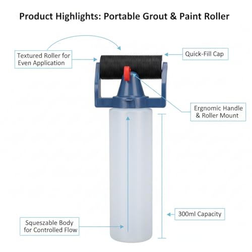 Marhynchus Wood Glue Dispenser with Precision Roller, Mess-Free