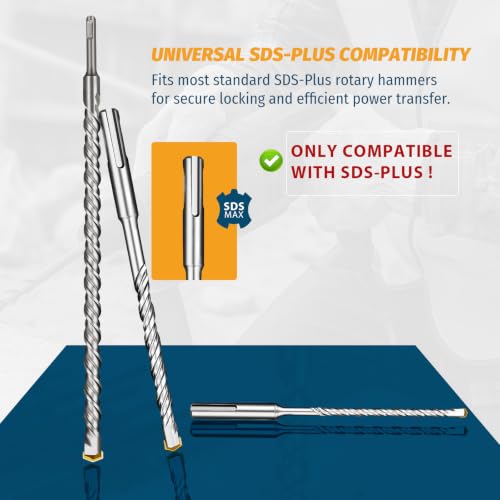 1-1/4" x 18" SDS-Plus Heavy Duty Carbide Concrete Drill Bit 1-1/4" x 18"