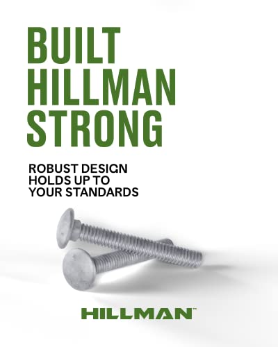 Hillman Hot-Dipped Galvanized Steel Carriage Bolts 5/16-18 x 3-1/2-Inch 1