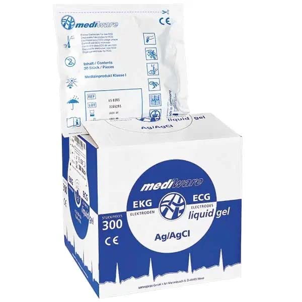 Mediware H5 03055 foam electrode, liquid gel, dispenser: poured, 55 mm diameter (pack of 300)