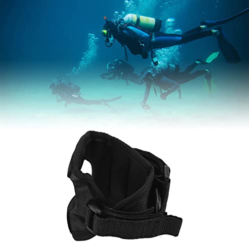 HERCHR Diving Flashlight Glove, Adjustable Flashlight Holder with Wrist Strap, Universal Torch Holder for 1-1.5 Inch Underwater Flashlights, Diving Accessories for Underwater Activities