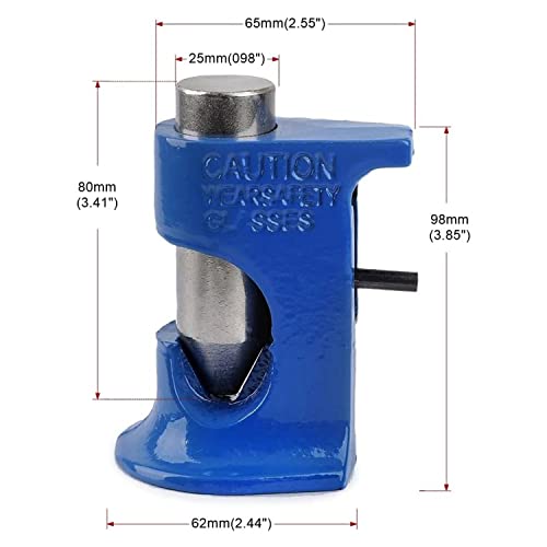 Hammer Lug Crimper Tool, Solid Hammer Crimper for Battery and Welding Cables 16 AWG TO 4/0 Wire Gauge (Blue) Blue