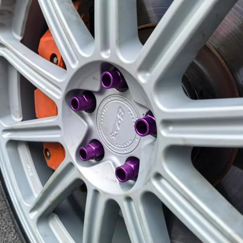 20PCS 1/2"-20 Lug Nuts for Bronco Cherokee Liberty Mustang Ranger Explorer YJ TJ KJ KK ZJ WJ WK XK MJ XJ Aftermarket Wheels, Extended Open End 1.93" Tall 17mm Hex, Cone Seat (Black, 1/2"-20) Black