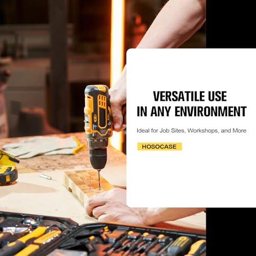 Case for DEWALT Cordless Drill Driver: Waterproof Tool Box for 20V Max Set