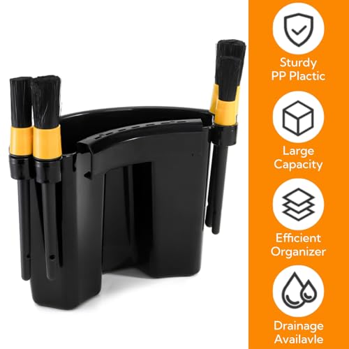 4 Pieces Detailing Bucket Organizer, Portable Bucket Tool Caddy