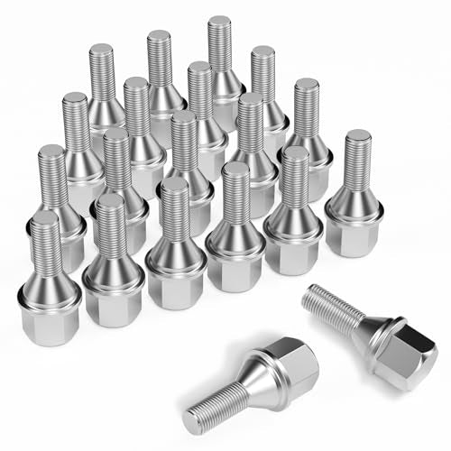 MIKKUPPA M12X1.25 Chrome Spline Lug Nuts & M12X1.25 Chrome Lug Blots