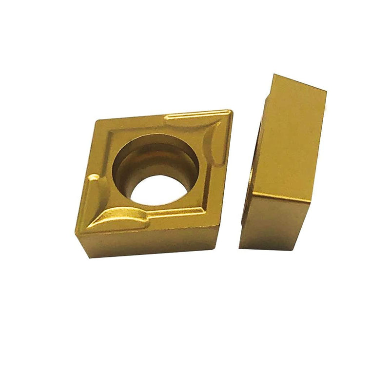 CCMT09T304 Indexable Inserts, Carbide Turning Inserts, Multilayer Coated, Replacement Parts for CNC Lathes and Drill Rods (Pack of 20 CCMT09T304) 20pcs CCMT09T304