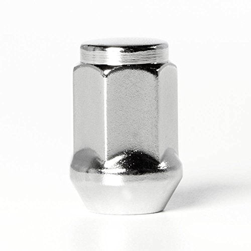Circuit Performance 1/2"-20 Chrome Closed End Bulge Acorn Lug Nuts Cone Seat Forged Steel (20 Pieces) 20 Lug Nuts