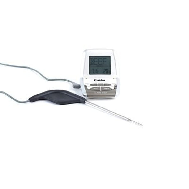 Polder Digital Meat & Poultry Probe in-Oven Thermometer Temperature Monitor