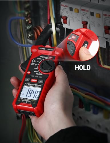 AstroAI TRMS 6000 Counts Multimeter with Large Backlit Display + 2000 Counts Auto-ranging Digital Clamp Meter
