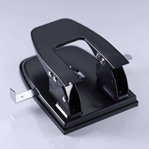 Standard 2 Hole Paper Punch, 30 Sheets Capacity, Black (90079) & Fastener,Prong,2.75-Inch CC,2-Inch