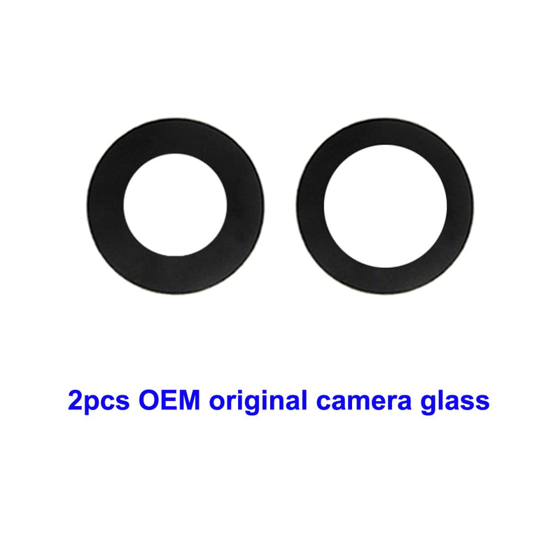 2pcs OEM Original Rear Back Camera Glass Lens Replacement For iPhone 13 and For iPhone 13 Mini With Adhesive Preinstalled Included Repair Tools (Not for 13 pro / 13 pro max) For 13 mini (5.4")/ 13 (6.1")
