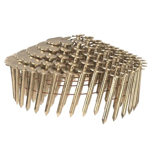 Grip-Rite 1-1/4-Inch 15? Electro-GALVANIZED Coil Roofing Nails, Smooth Shank, 600 nails per tub 1-1/4 "