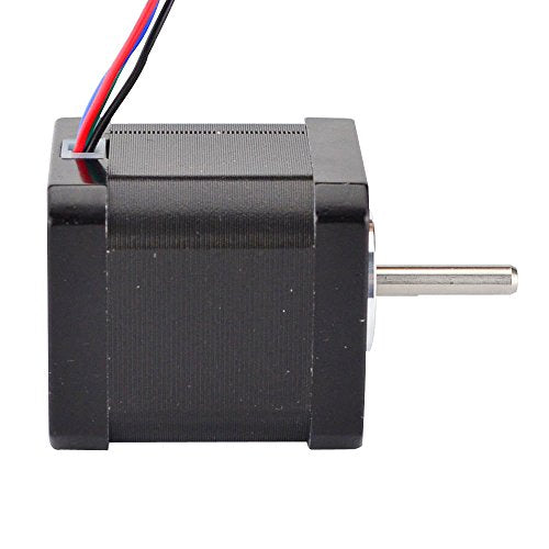 STEPPERONLINE Nema 17 Stepper Motor 0.9deg 46Ncm 2A 48mm Length 4-lead Stepping Motor for DIY CNC 3D Printer