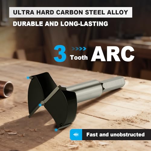 4-1/2 Inch Forstner Drill Bit Carbide Tipped Woodworking Hinge Cutter 4-1/2" 1