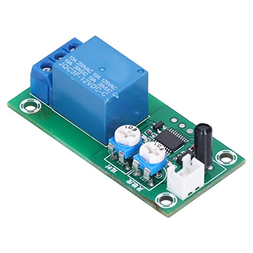 Vibration Module Vibration Sensor Module DC 12V Sensitivity Time Delay Switch DIY High Sensitive Alarm Vibration Sensors for Electronic Components