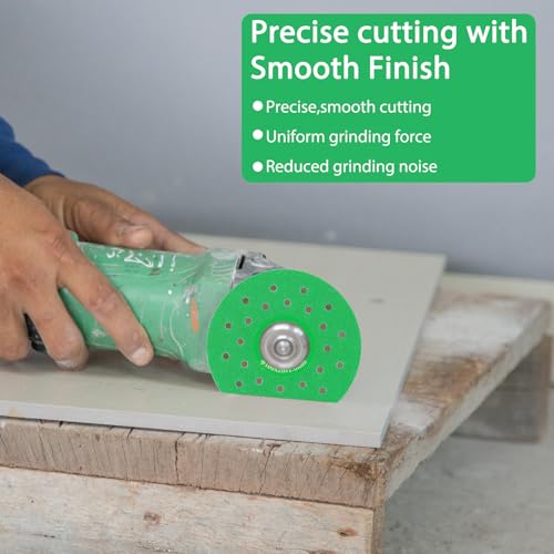 Pack of 6 Rock Plates Grinding Disc Rock Plate Cutting Disc Glass Cutting Disc Rock Plate Flat Grinding Disc Indestructible Disc for Grinders for Stone Ceramics Ceramic Tiles and Stones