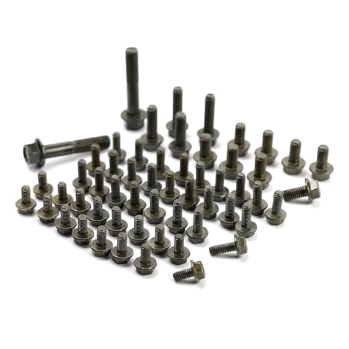 Mokuo Full Vehicle Fasteners Screws and Bolt Set in Carbon Steel Material Compatible with Honda Grom Msx 125 SF