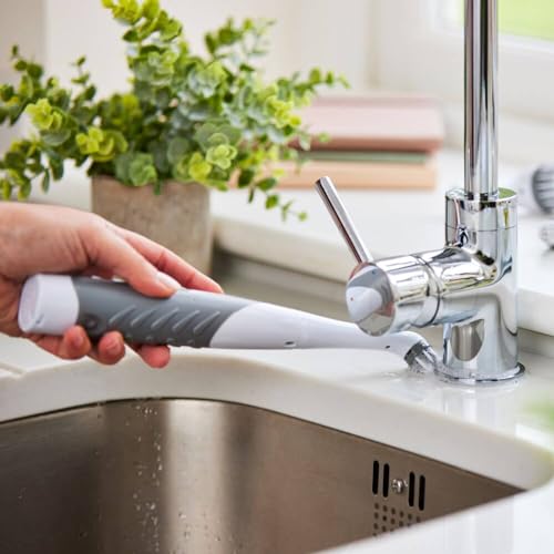 Lakeland Electric Scrubber Household Cleaning Brush with 4 Heads One Size