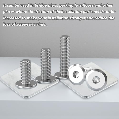60 Pcs 3/8" Square Strut Washer Plates - 1-5/8" X 1-5/8" Electro-Galvanized Bearing Plates, 1/8" Thick - Fit 1-5/8inch Strut Channel 60