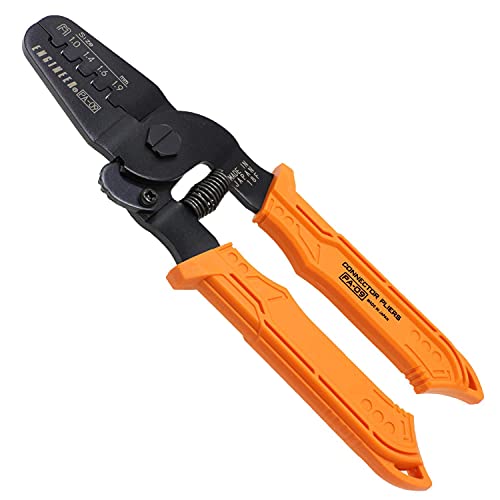 ENGINEER PA-09 Precision Crimping Pliers, Best Made Precision Crimping Tool + ENGINEER PA-14 Wire Stripper Universal Mini Crimping Tool (Made in Japan)