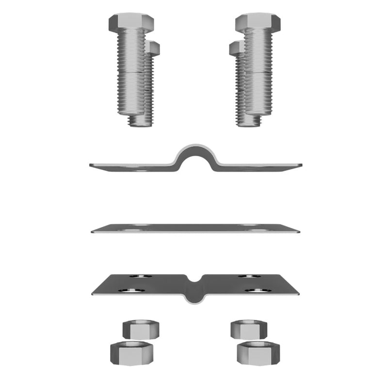 Cross Clamp Earth Clamp Cross Connector for Grounding Band up to 40 mm Round Conductor Diameter 10 mm Screws M8 to Stainless Steel Diameter 20 mm Ground Spike Grounding Rod Grounding Cable Meter. Kreuzklemme