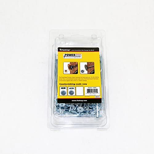 FastCap PowerHead Wood Screws, 4", T20 Torx Drive, 100-Pack