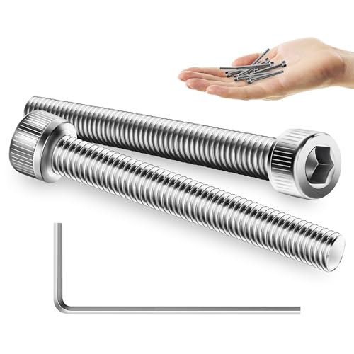 Mywish 2200pc M2-M5 Bolts and Nuts Metric Screw Assortment & (100Sets) M3 Screw Kit, Socket Head Cap Screws Bolts, 304 Stainless Steel Allen Socket Hex Drive Bolts, with Hex Wrenches