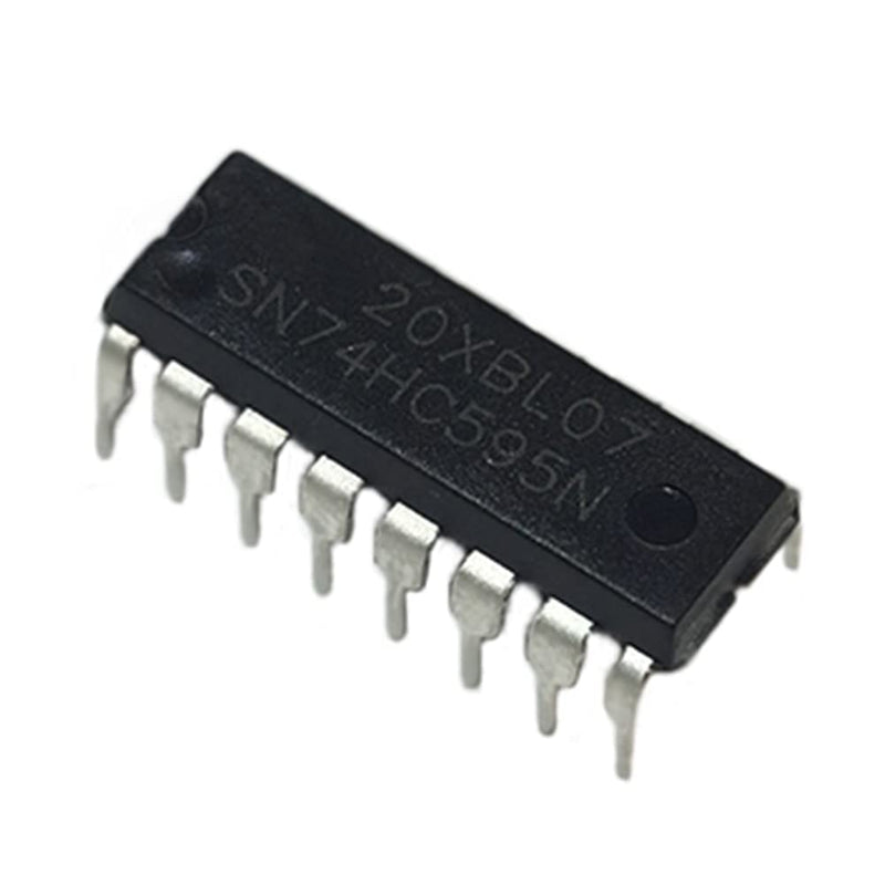 PENGLIN 74HC595N 74HC595 8-Bit Sliding Register Pack of 20 | With locked 3-state output, DIP-16.