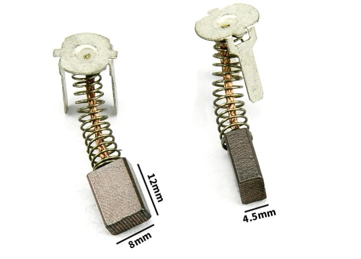 Pair of Motor Carbon Brushes for Bosch GSR 180-LI, GSB 180-LI, GSR 140-LI, GSB 140-LI, GSR 18V-21 (18V Cordless Drill) - 4.5 x 8 x 11mm GSR180-Li