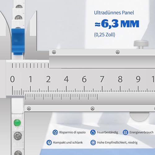 (10 pcs) 24 V Relay for DIN Rail, 6 A 250 VAC/30 VDC, 5 Pin Slim, ReleyWell | PLC/SPS power relay HF41F/24-ZS, SPDT, with plug-in base, 24V AC/DC coil voltage, electromagnetic relay, DIN rail 24V-10