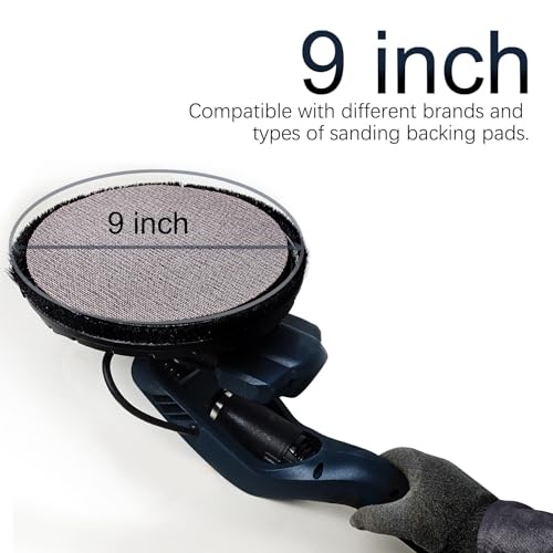9 Inch Sanding Disc Drywall Sandpaper, Dust Free Sanding Drywall Sander Pads, 15 Pack 220 Grit