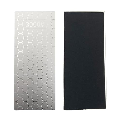 Pack of 6 Diamond Sanding Plates, 120# 200# 600# 1200# 2000# 3000# Diamond Grinding from Extra Coarse to Extra Fine Grit for Various Tools 120+200+600+1200+2000+3000