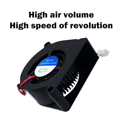 2PCS Kobra 3/Kobra 2 Series Blower Fan 5020 DC 24V for Kobra 2 /Kobra 2 Max/Kobra 2 Pro/Kobra 2 Plus/Kobra 2 Neo