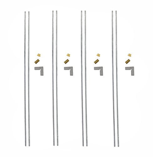 DCT Picture Photo Framing Miter Joint Clamp – Rods, Couplers, Thumb Nuts, and Corners – Woodworking Frame, Box, Cabinet