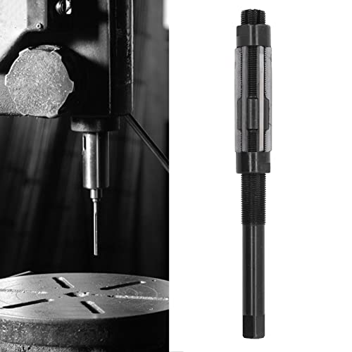 Jeanoko Reaming Tool, Conduit Reamer Reamers Cylindrical Ream Hole 1 11/32 to 1 1/2in Straight Adjustable Hand Reamer Tool for Drilling Machines Reamer Set