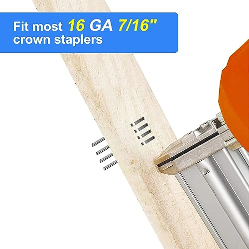 16 Gauge 7/16" Crown Staples (2",1-1/2" 1", 3/4"),1120-Pack