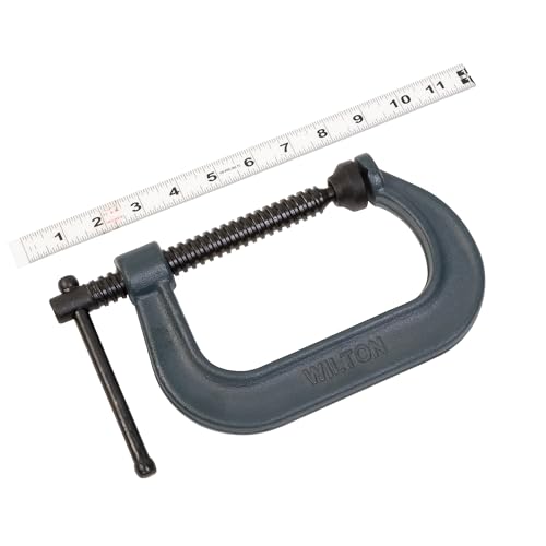 Wilton C-Clamp, 4-1/4" Opening, 3-1/4" Throat, 6200 Lbs. Clamping Force (Model 404) 4-1/4 in. Pack of 1
