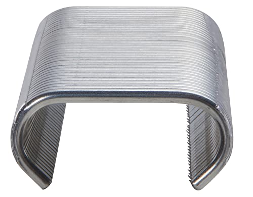 Spec Ops Tools Hog Rings for Wire Fence, Construction, Mesh Netting & Upholstery, Galvanized 16 Gauge, 2,500 Fasteners, 11/16", Chisel Point Chisel Point Rings